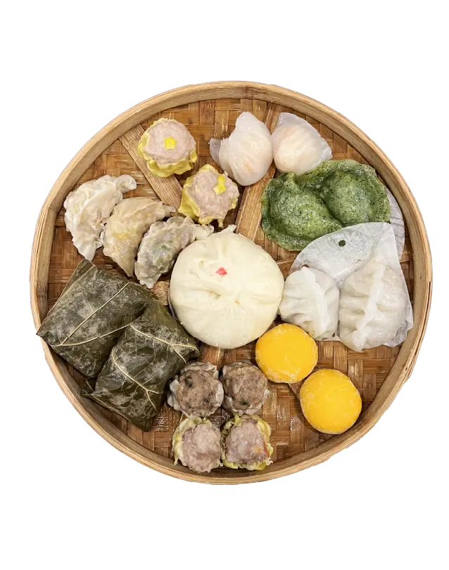 Handmade dim sum tray